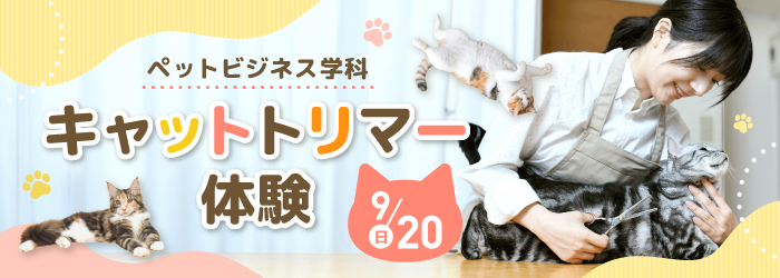 9/20 キャットトリマー体験