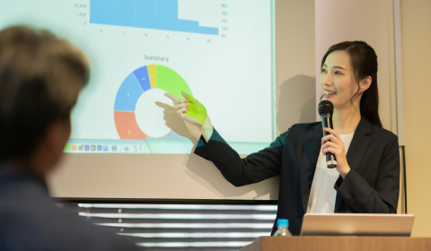 プレゼンテーション技法のイメージ