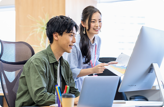 実践力として必要なPC操作スキル取得もサポート