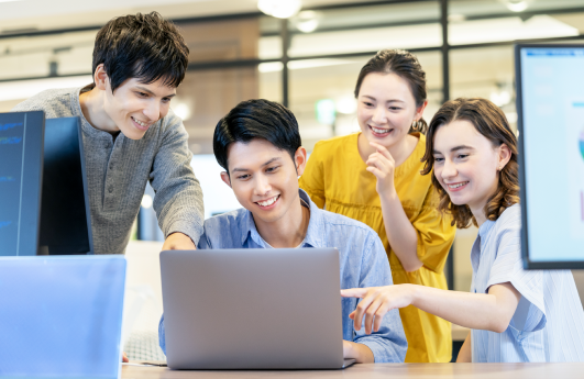 日本企業で働くためのビジネススキルが身につくのイメージ